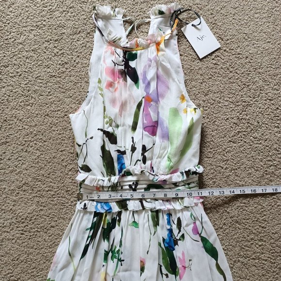 BNWT Aje Introspect High Neck Midi Dress - Size AU 4 / US 0 - Picture 12 of 14